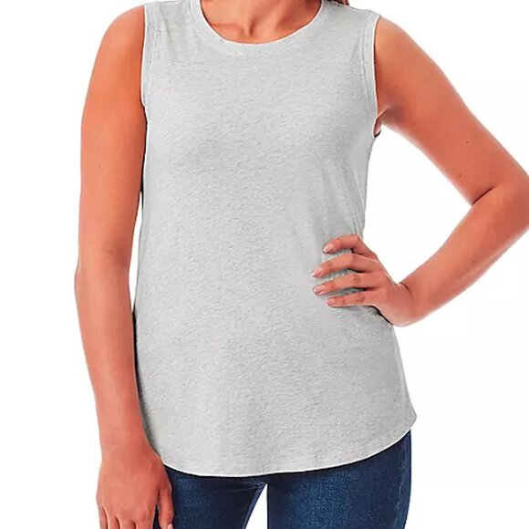 Member's Mark Tops - NEW Members Mark Ladies Essential Tank Light Heather Gray